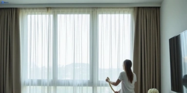 Delicate sheer drape cleaning larapinta Matty Curtain Cleaning